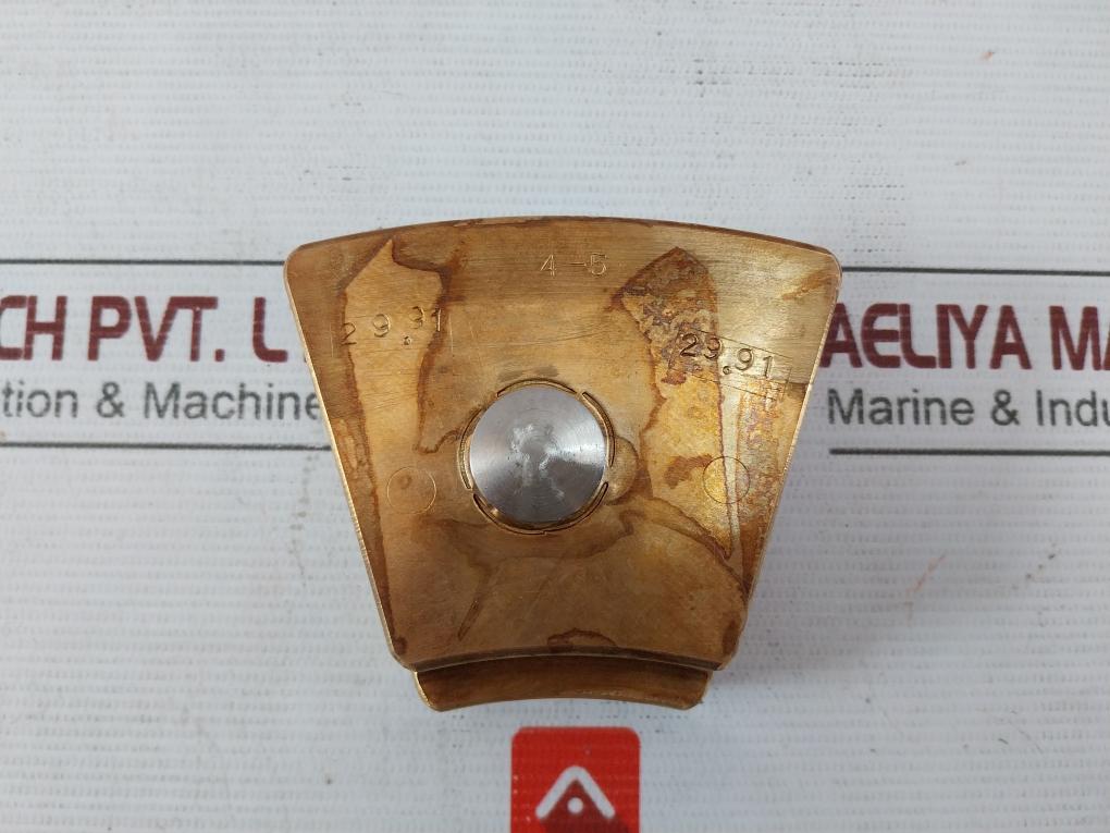 Set Of 10X Kawasaki Ts-8 Turbine Thrust Bearing Pad & Pivot– For L.P. Section