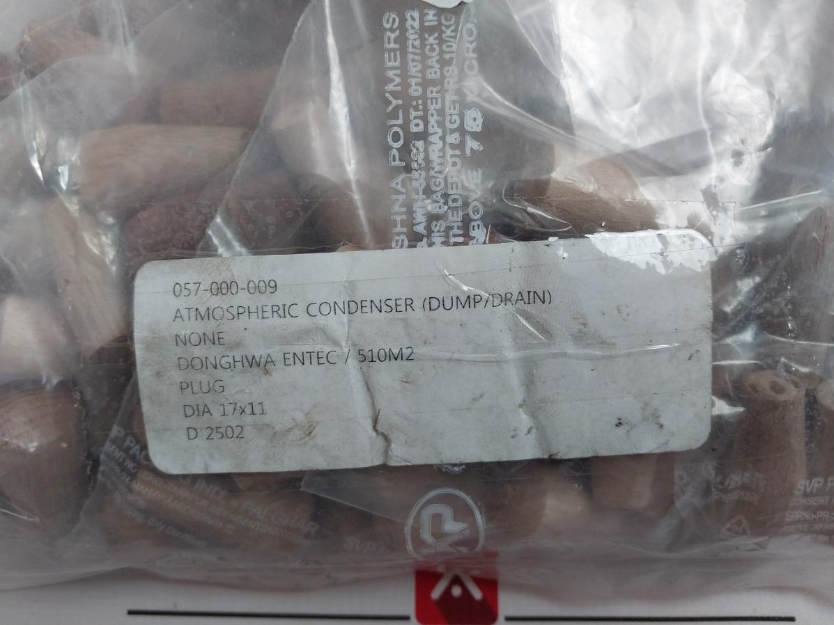 Set Of 13X Donghwa Entec Plug For Atmospheric Condenser (Dump/Drain) Dia 17X11