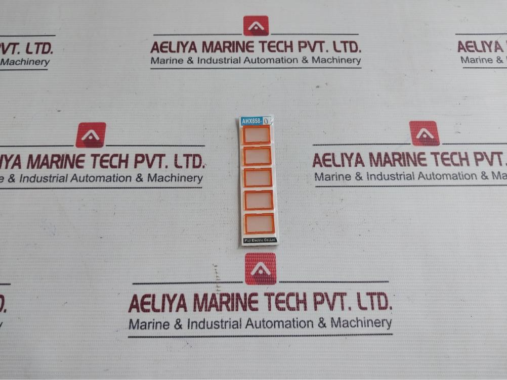 Set Of 2X Fuji Electric Ahx658-o Push Button Lens Ah165