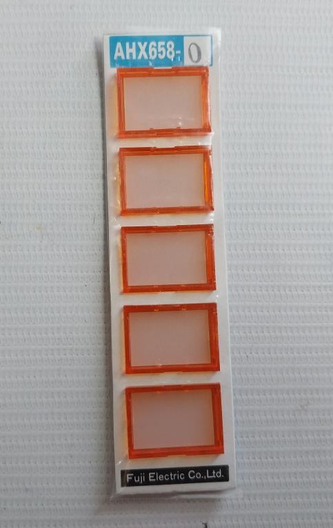 Set Of 2X Fuji Electric Ahx658-o Push Button Lens Ah165