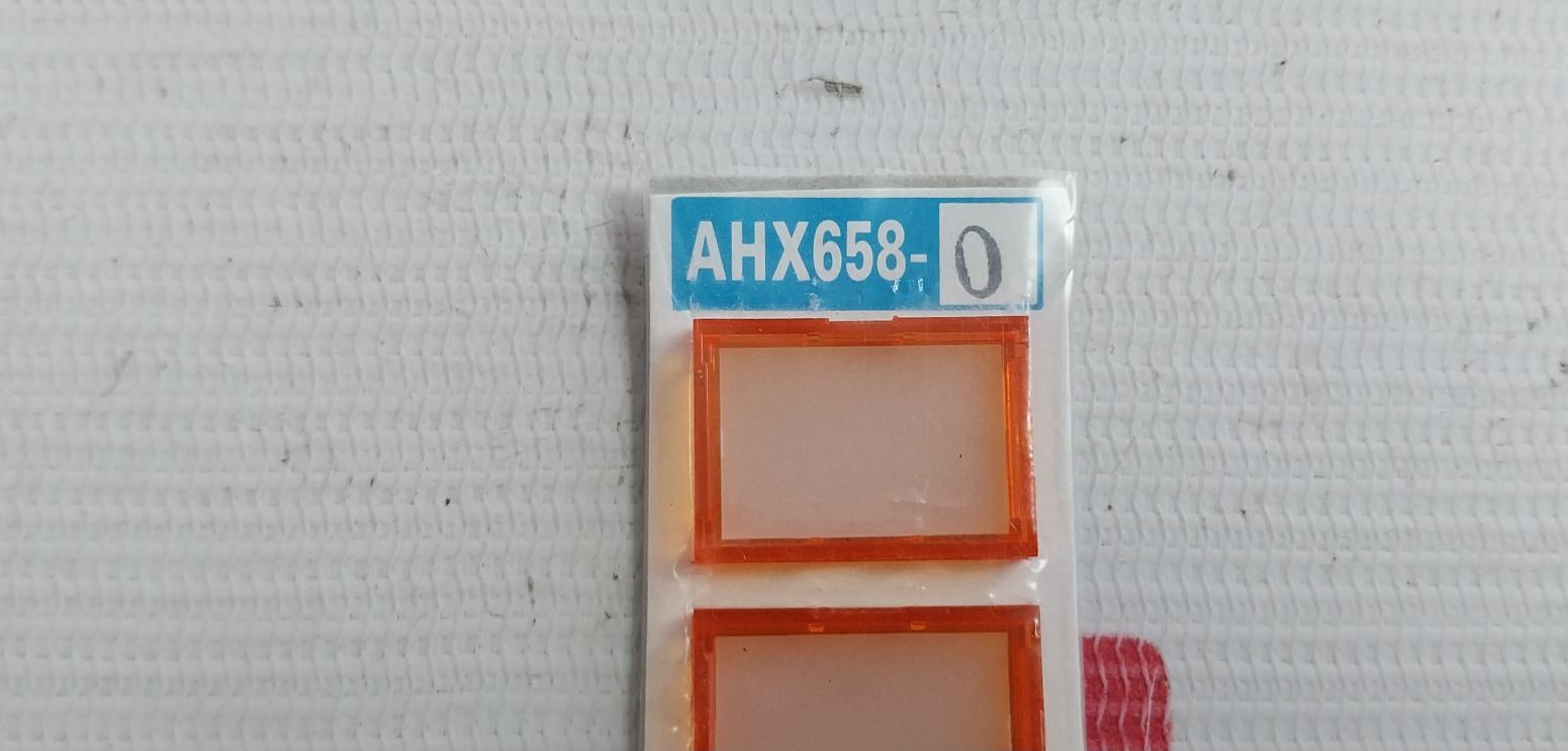 Set Of 2X Fuji Electric Ahx658-o Push Button Lens Ah165