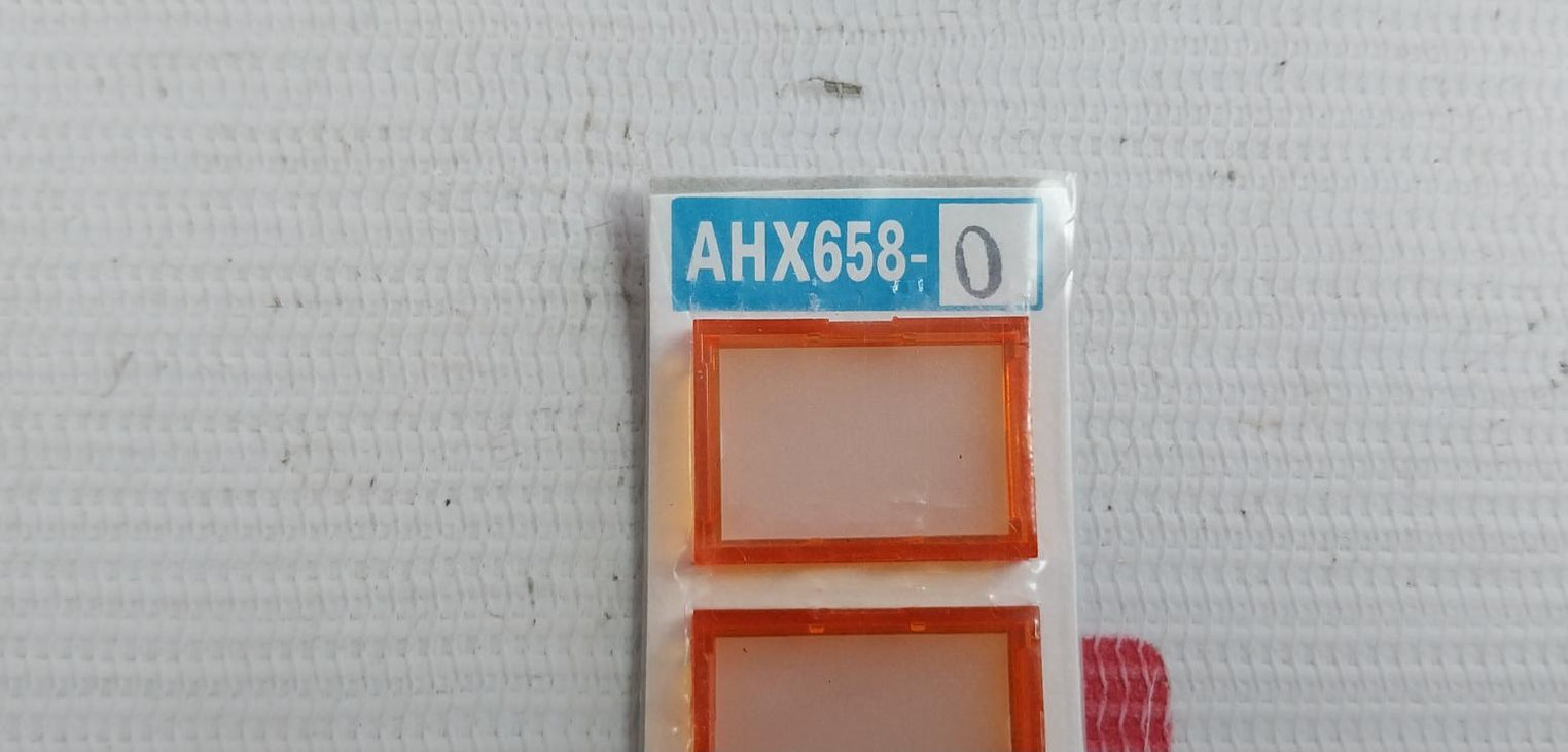 Set Of 2X Fuji Electric Ahx658-o Push Button Lens Ah165