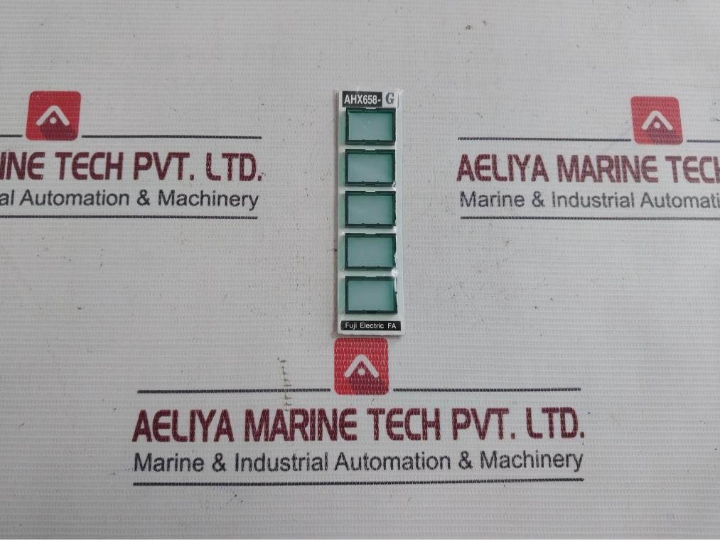 Set Of 3X Fuji Electric Ahx658-g Push Button Lens Ah165