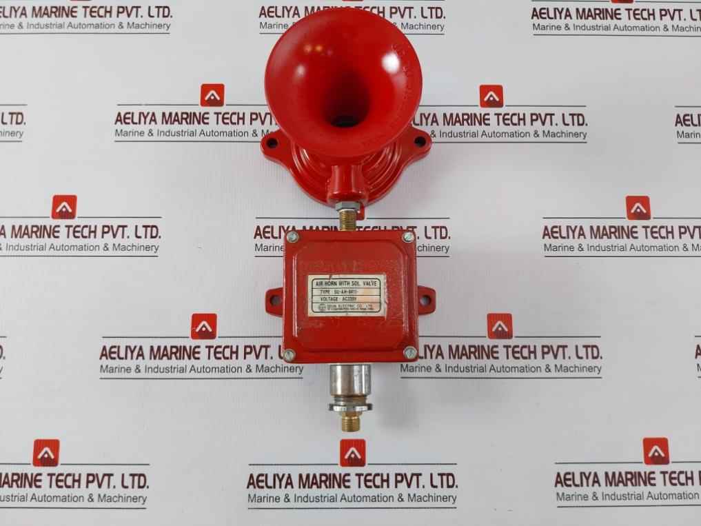 Seun Electric Su-ah-8411 Air Horn With Solenoid Valve Ac220V 60Hz 7 Bar