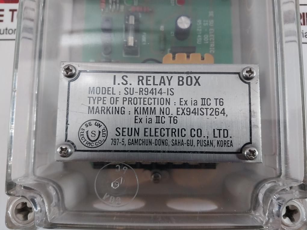 Seun Electric Su-r9414-is Relay Box 951214Su Ex94Ist264