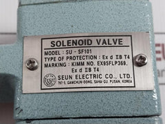 Seun Electric Su-sf101 Solenoid Valve