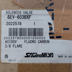 Sev-603Bxf Saginomiya Ac100V 50/60Hz Solenoid Valve