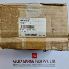 Sev-603Bxf Solenoid Valve Ac110V Saginomiya