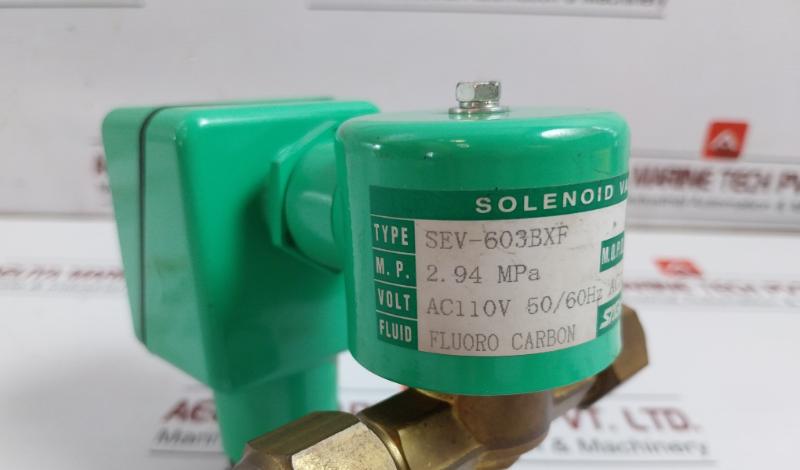 Sev-603Bxf Solenoid Valve Ac110V Saginomiya
