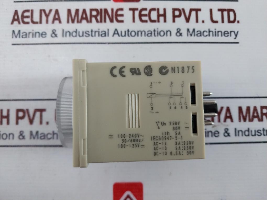 Seven H3cr-a8 Solid State Timer 0.05s-300h 100-240vac ~ 50/60hz/100-125vdc