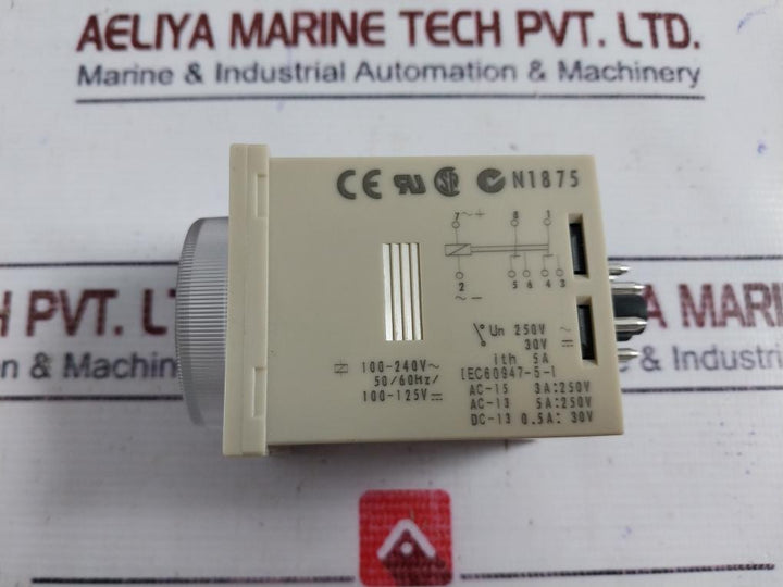 SEVEN H3CR-A8 Timer Relay 0.05 Second to 300 Hour 100-125VDC