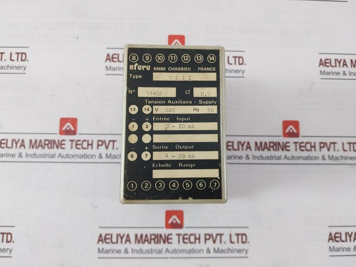 Sfere Ccii Contactor 220V 50Hz 0-20Ma