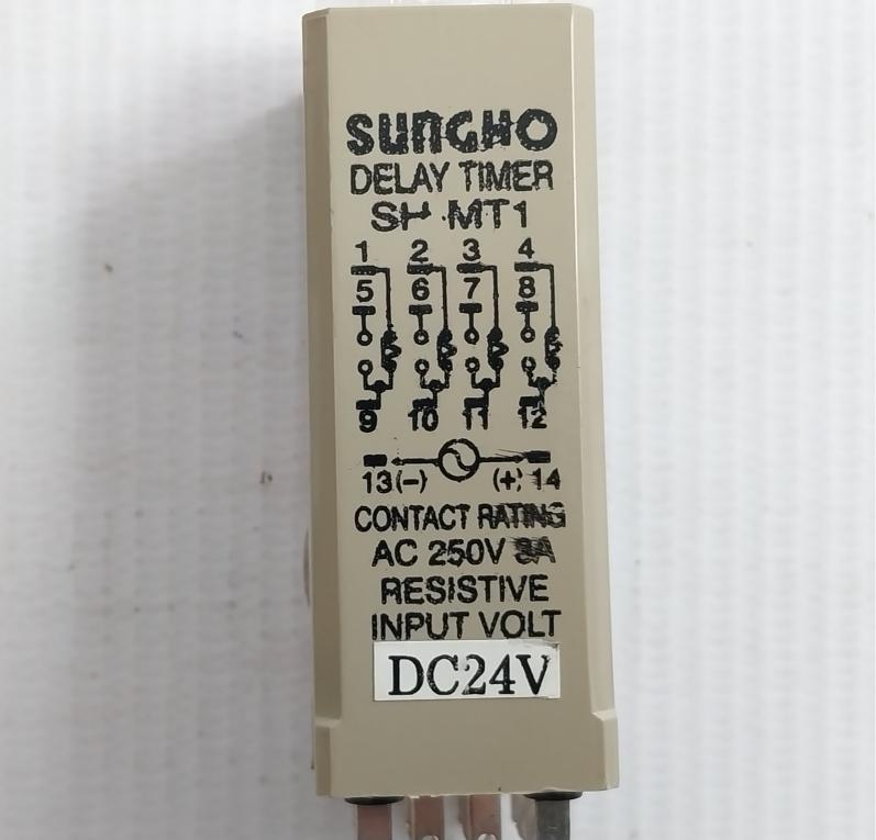 Sh-mt1 Sungho 24V Dc 3A 250 Vac Delay Timer Relay