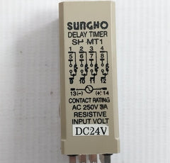 Sh-mt1 Sungho 24V Dc 3A 250 Vac Delay Timer Relay