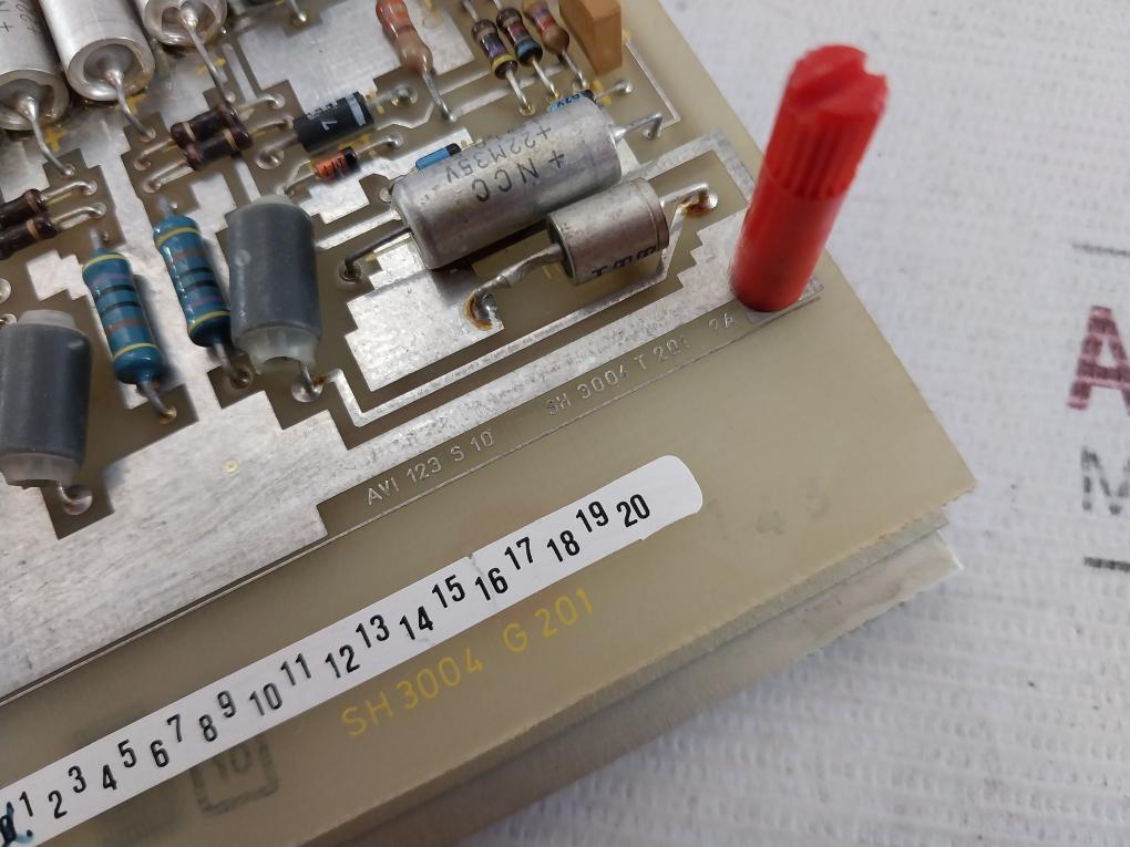 Sh 3004 G 201 Printed Circuit Board Avi 123 S 10 2A X 1 To 20/0