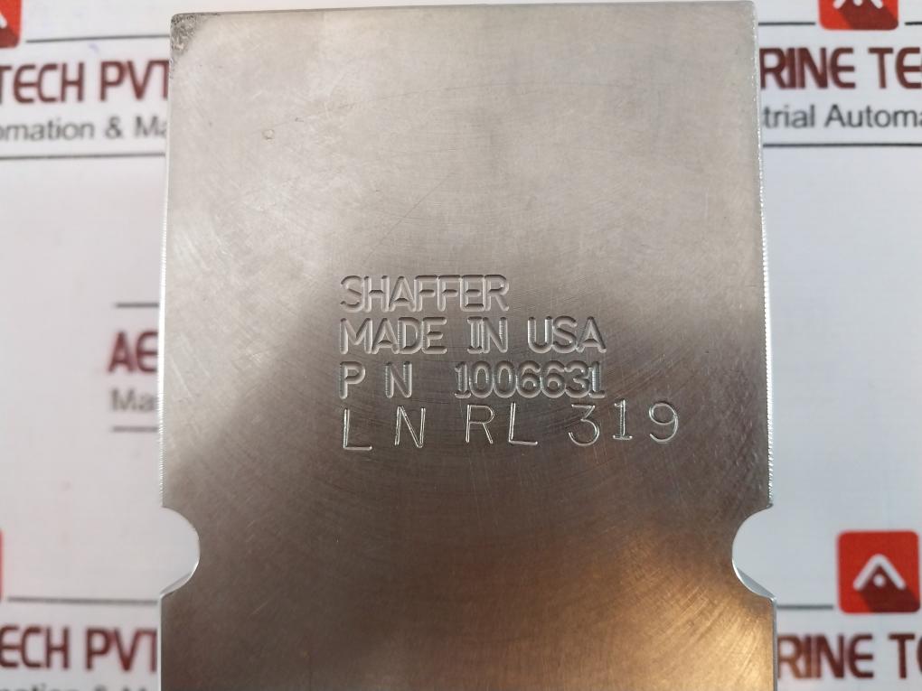 Shaffer 1006631 Valve Block Type Iv 1/2" 3-way Normally Closed