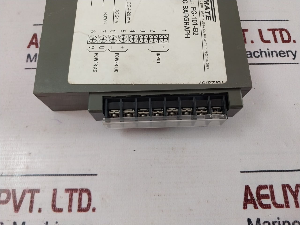 Shaffer Texmate 6504074 Metermaster Pod Supply Pressure 24V Dc