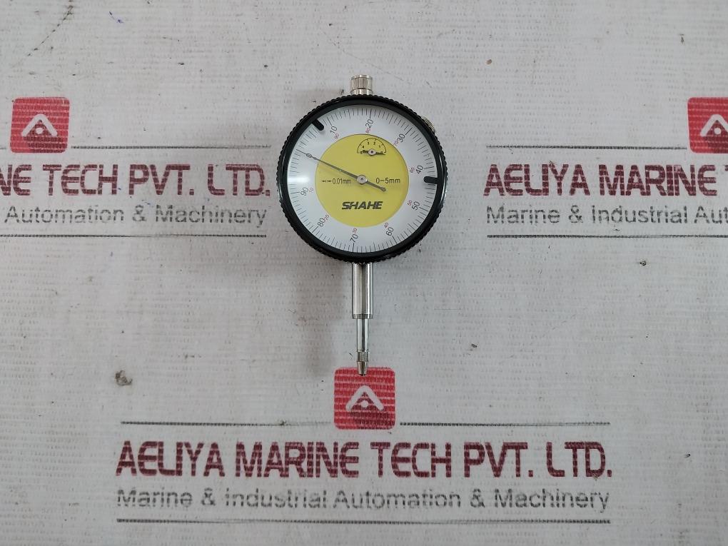 Shahe 0-5Mm Metric Dial Indicator 0.01Mm Resolution Precision Gauge