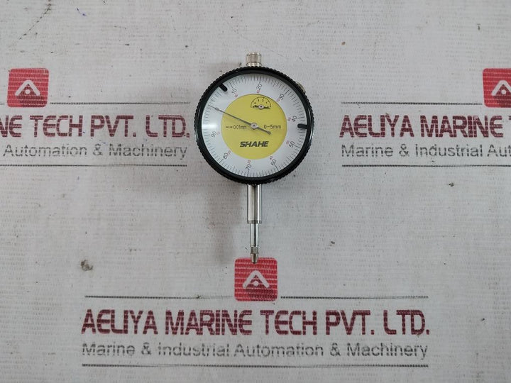 Shahe 0-5Mm Metric Dial Indicator 0.01Mm Resolution Precision Gauge
