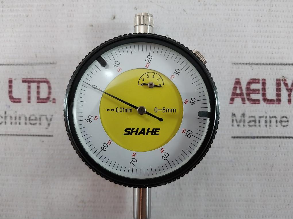 Shahe 0-5Mm Metric Dial Indicator 0.01Mm Resolution Precision Gauge