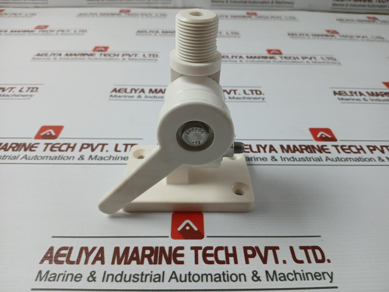 Shakespeare 4186-b9 Ratchet Bracket Antenna Deck Mount Base