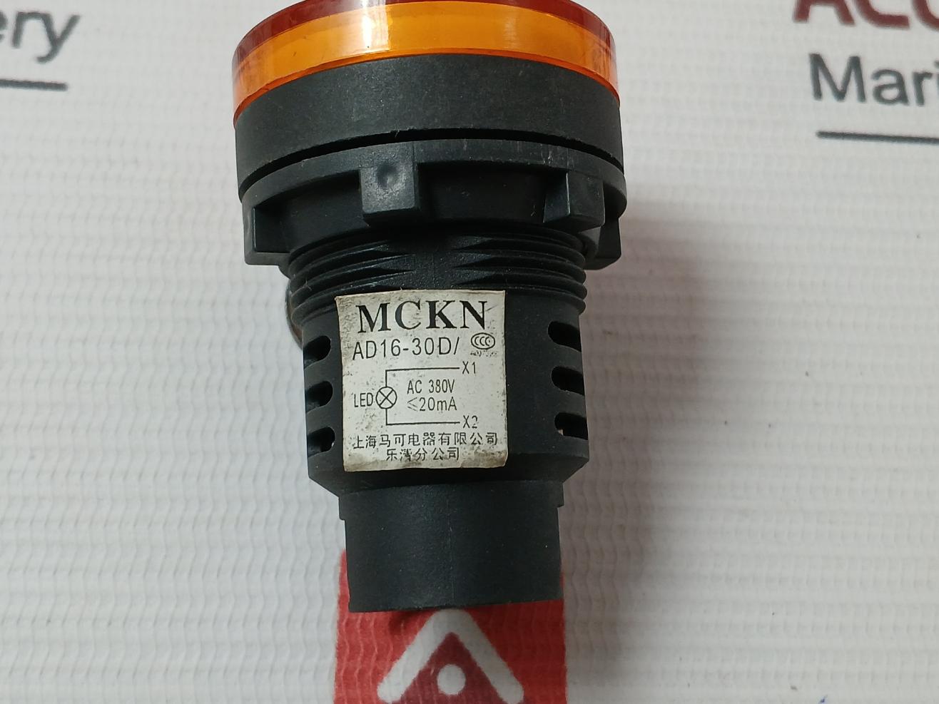 Shanghai Marco Ad16-30D Led Indicator Light Ac 380V 20Ma (Orange)