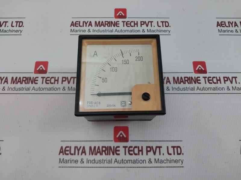 Shanghai Yitai Analog Ammeter 0-200A F96-acb