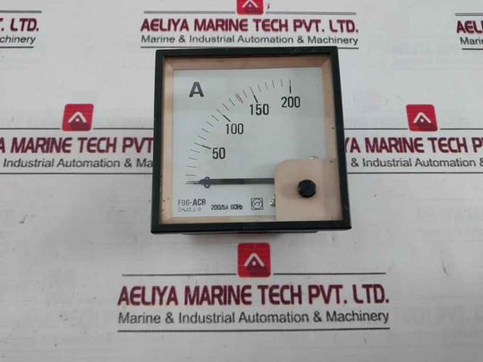 Shanghai Yitai Instrument F96-acb Analog Ac Ammeter 0-200A 200/5A 60Hz