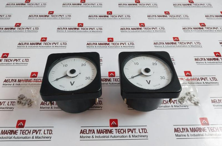 Shanghai Ziyi 45C3-v Dc Ammeter Volt Meter Dc30V 0-30 V