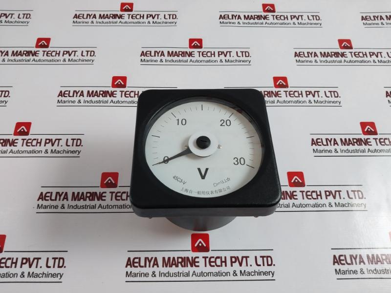 Shanghai Ziyi 45C3-v Dc Ammeter Volt Meter Dc30V 0-30 V