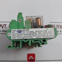 Shavison As393-24V-om Relay Module G2R-2 24Vdc 120Vac 5A 250Vac 30Vdc 2342W7