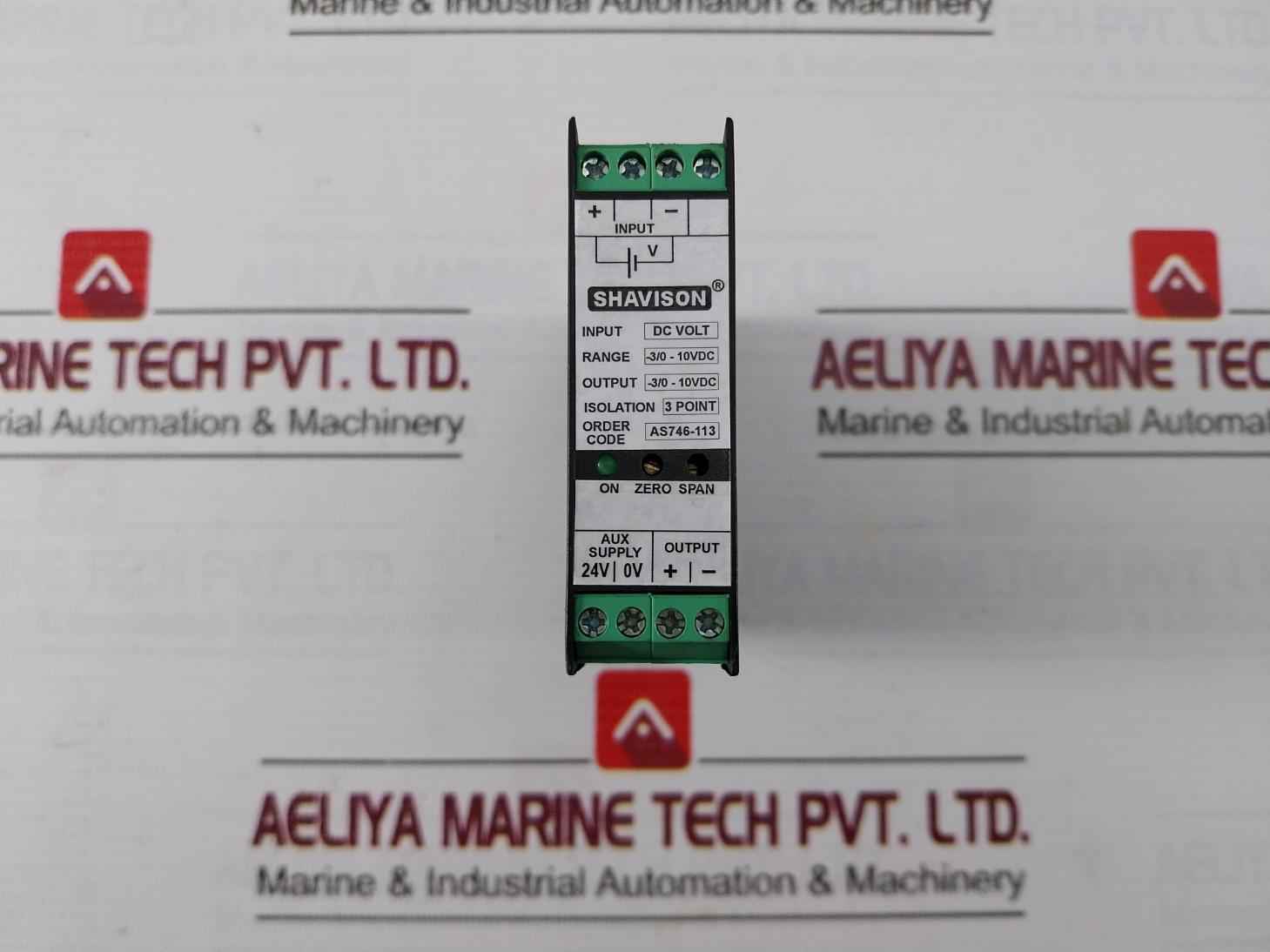 Shavison As746-113 Signal Converter Module 3 Point 3/0–10Vdc