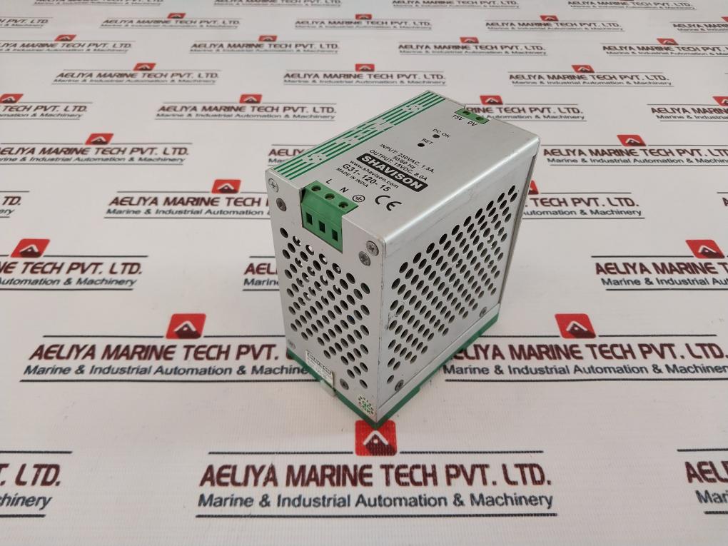 Shavison G31-120-15 Din Rail Power Supply 50/60Hz