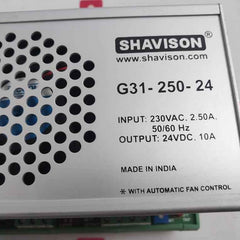 Shavison G31-250-24 Switch Mode Power Supply With Automatic Fan Control