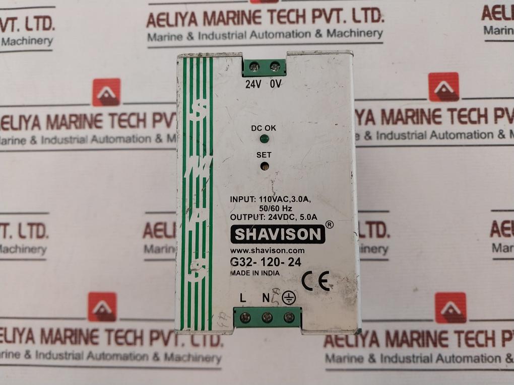 Shavison G32-120-24 Power Supply 110Vac 0.3A 50/60Hz