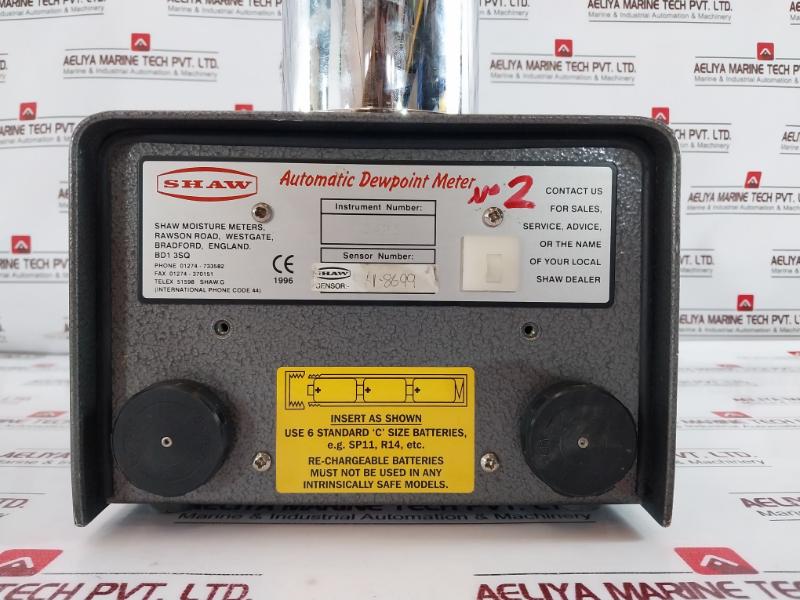 Shaw Automatic Dewpoint Meter Instrument A1-8699