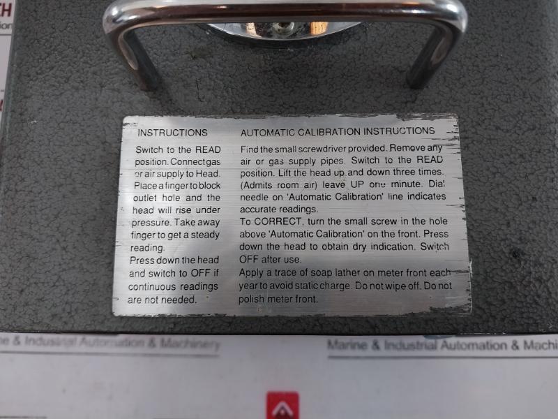 Shaw Automatic Dewpoint Meter Instrument A1-8699