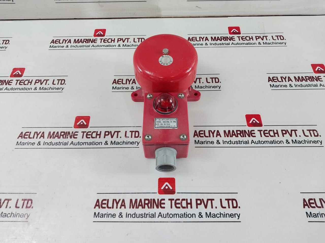 Shengan Marine Sge-wbl-120 Bell With Lamp 24Vdc 0.35A