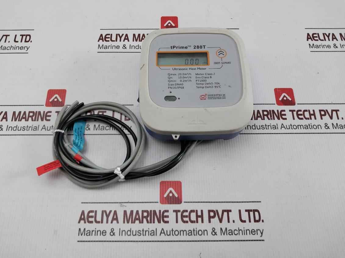 Shenitech 280t-sdn40 Ultrasonic Heat Meter Pn16/ip68 Pt1000-rlb-1.5m
