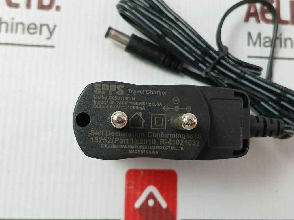 Shenzhen Samson S050100-in Travel Charger 100-240V 50/60Hz 0.4A