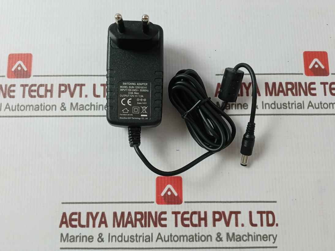 Shenzhen Soy Sun-1200150 H1 Switching Adapter 12Vdc 1.5A