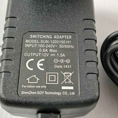 Shenzhen Soy Sun-1200150 H1 Switching Adapter 12Vdc 1.5A