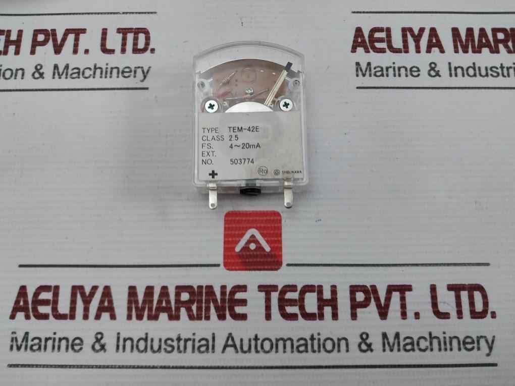 Shibukawa Tem-42E Output Panel Meter