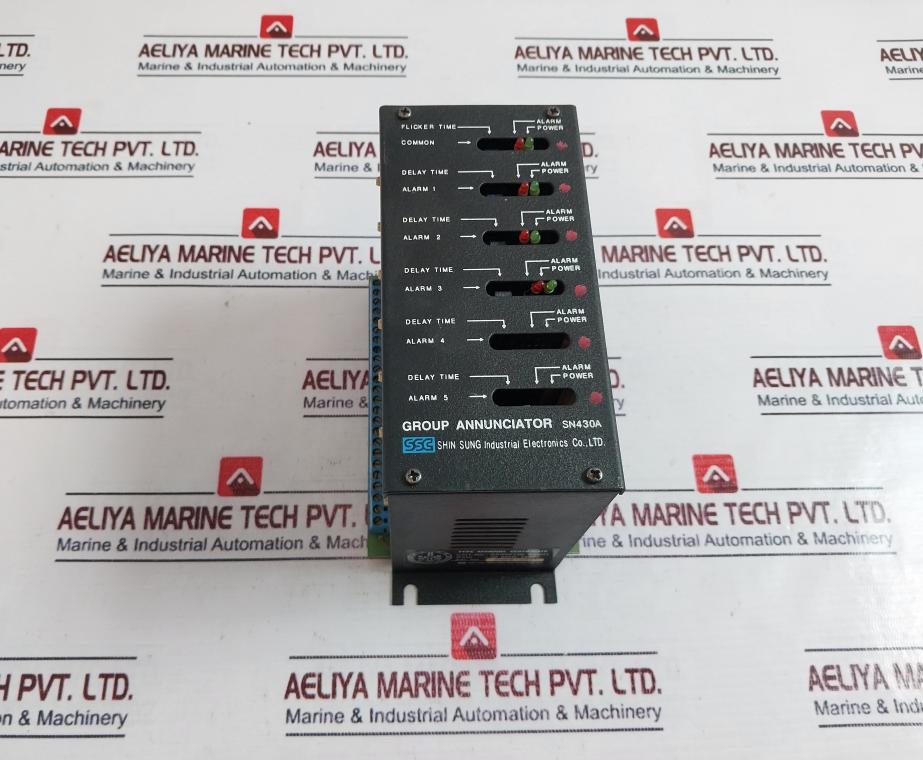 Shin Sung Sn430A Group Annunciator Ssp 931106 Ann M5