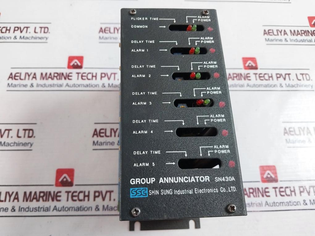 Shin Sung Sn430A Group Annunciator Ssp 931106 Ann M5