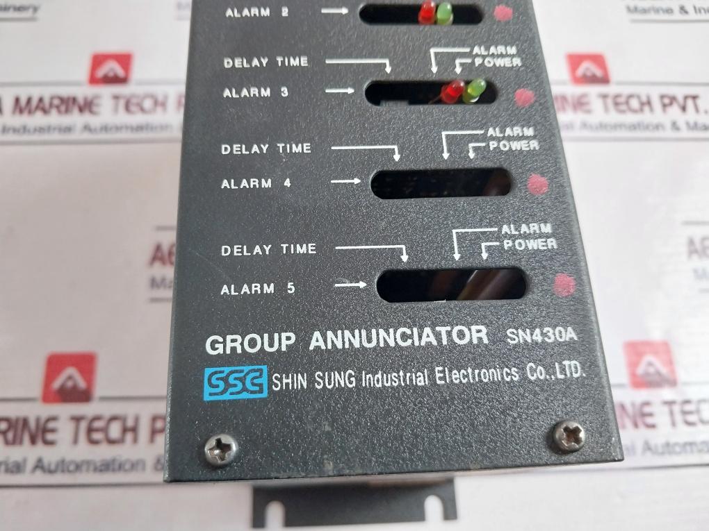 SHIN SUNG SN430A Group Annunciator Ssp 931106 Ann M5