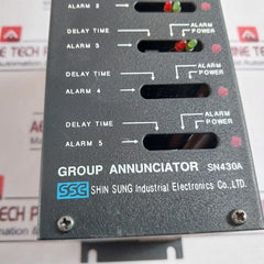 SHIN SUNG SN430A Group Annunciator Ssp 931106 Ann M5