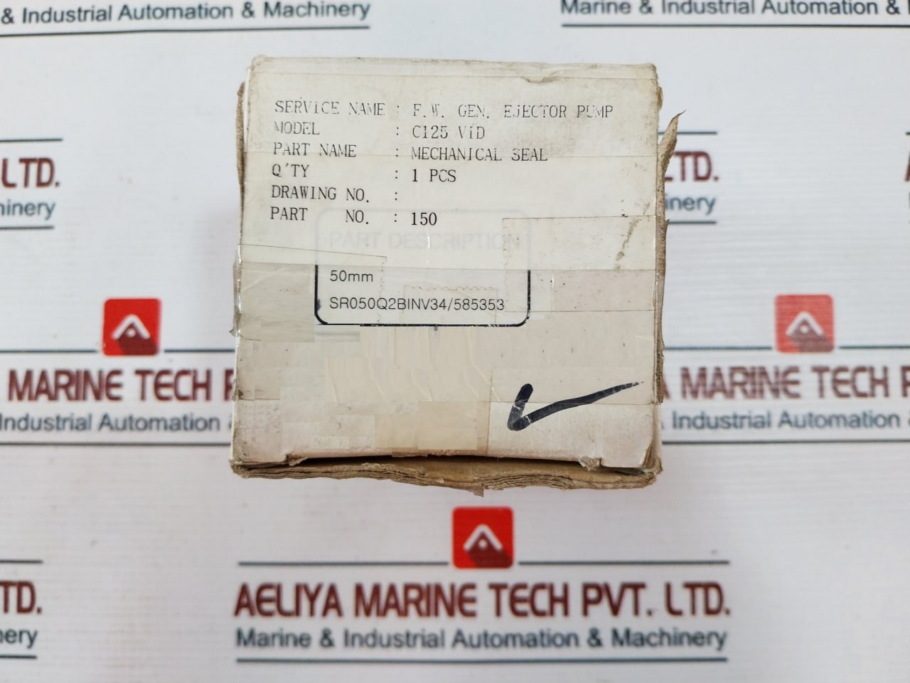 Shin Shin Machinery C125 Vid Mechanical Seal Set 50Mm