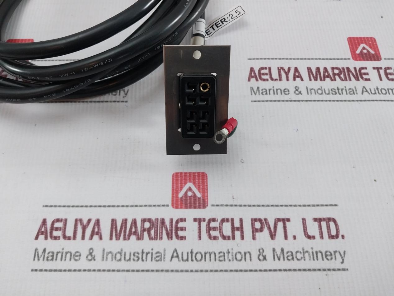 Shinagawa Ll24400 Power Cable/Connector Assembly Meter 2.5