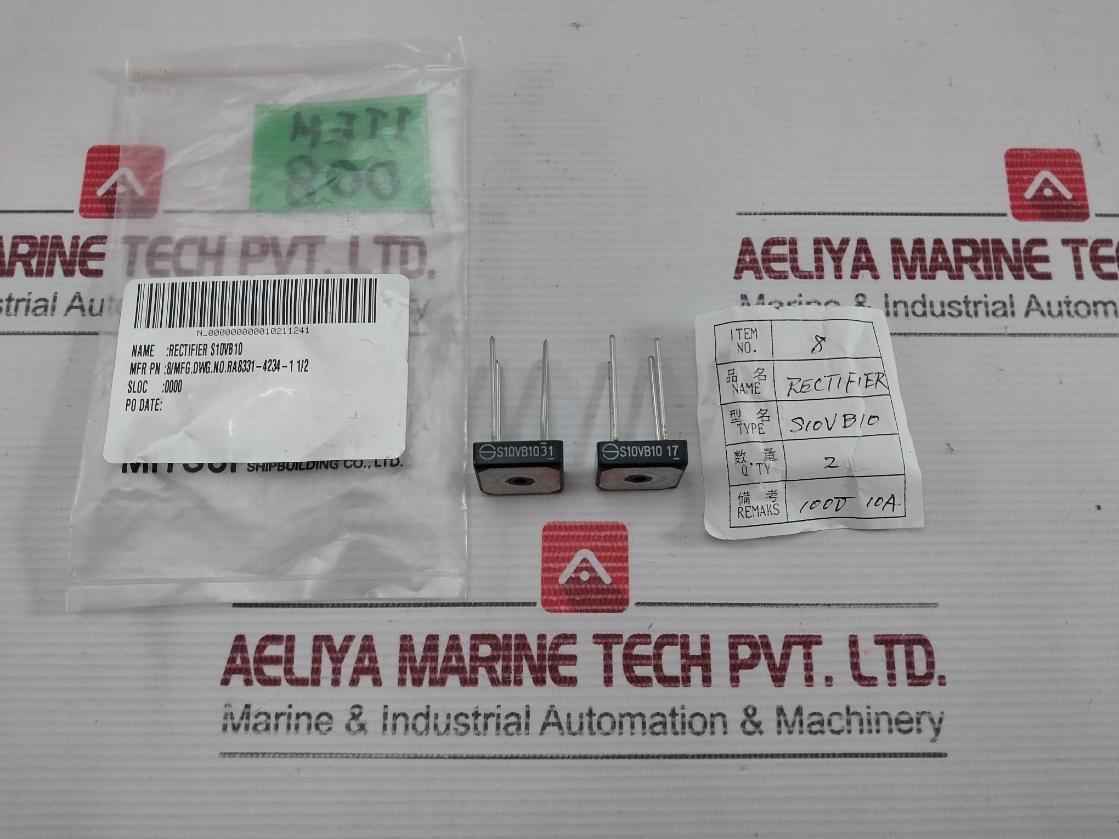 Shindengen 100V 10A Bridge Rectifier S10Vb10